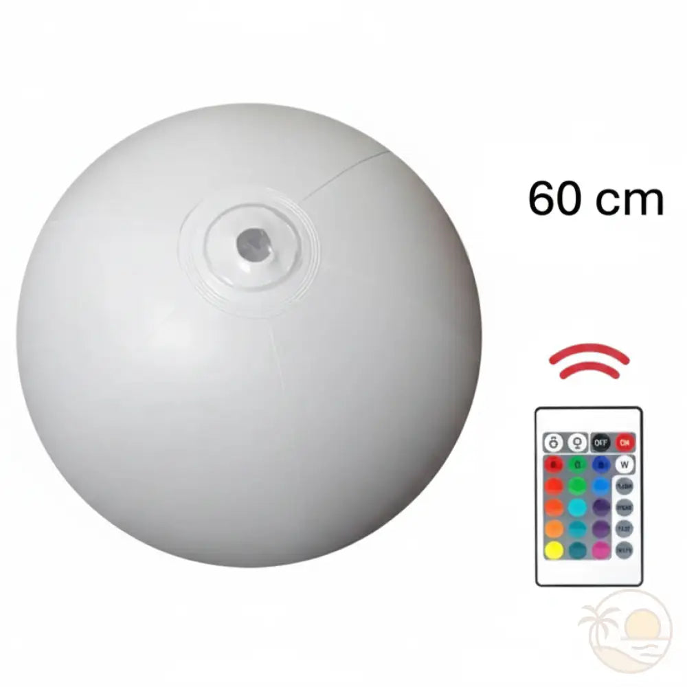 ballon de plage avec led 60 cm