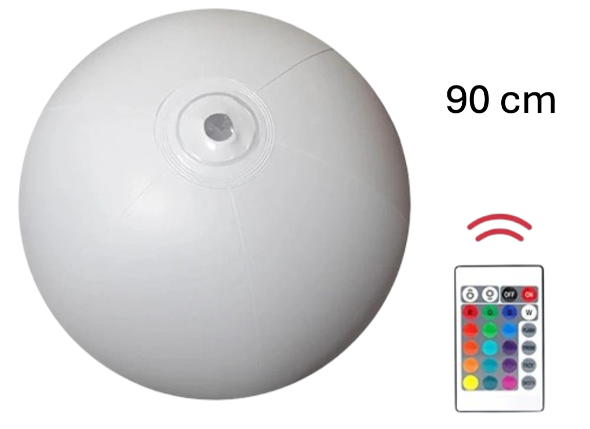 ballon de plage avec led 90 cm