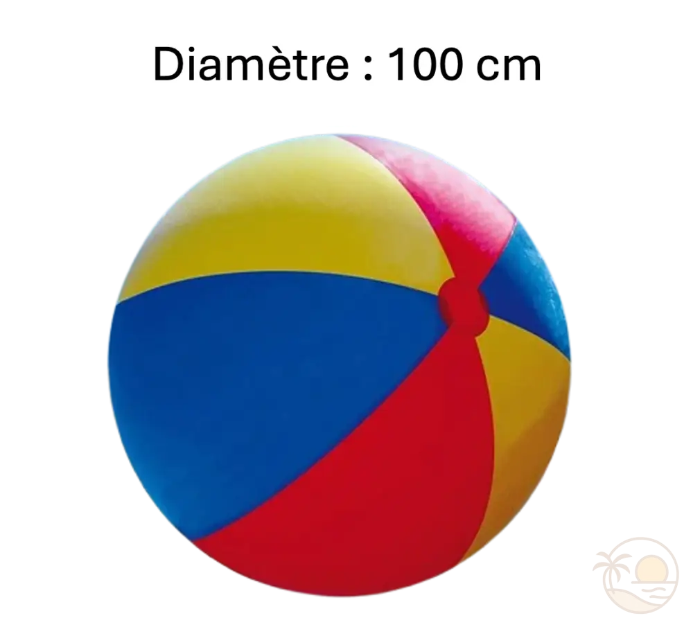 Ballon plage gonflable billard géant 80cm arc-en-ciel Corvina - Sport Ballon plage gonflable billard géant 80cm arc-en-ciel Corvina - Sport