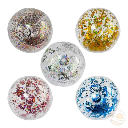 ballon de plage gonflable bleu or rose argent bronze