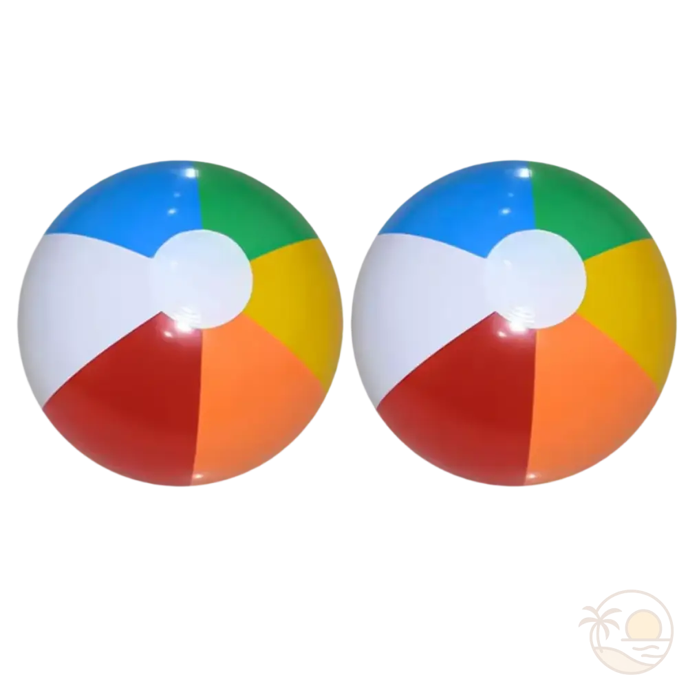 ballon de plage lot de 2