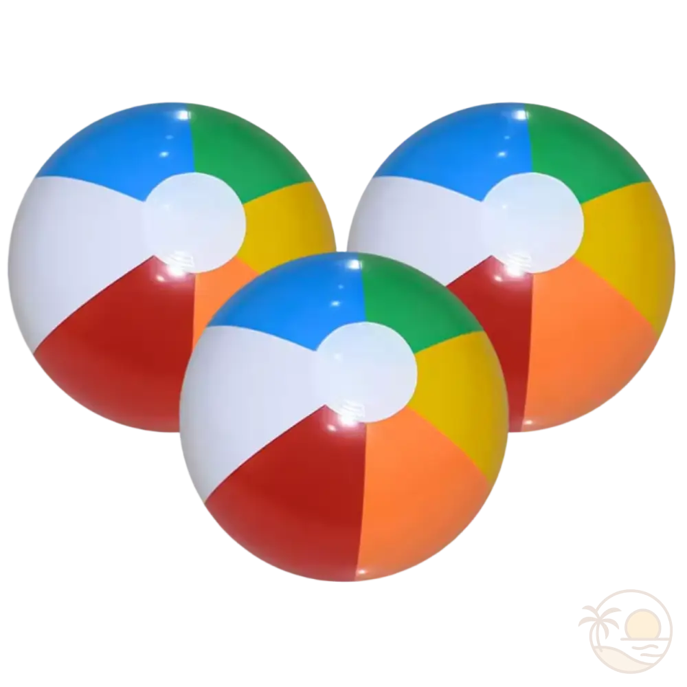 ballon de plage lot de 3