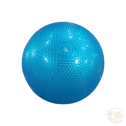 ballon gonflable de plage bleu