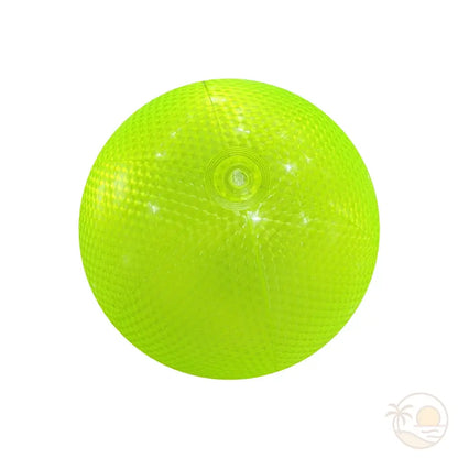 ballon gonflable de plage vert