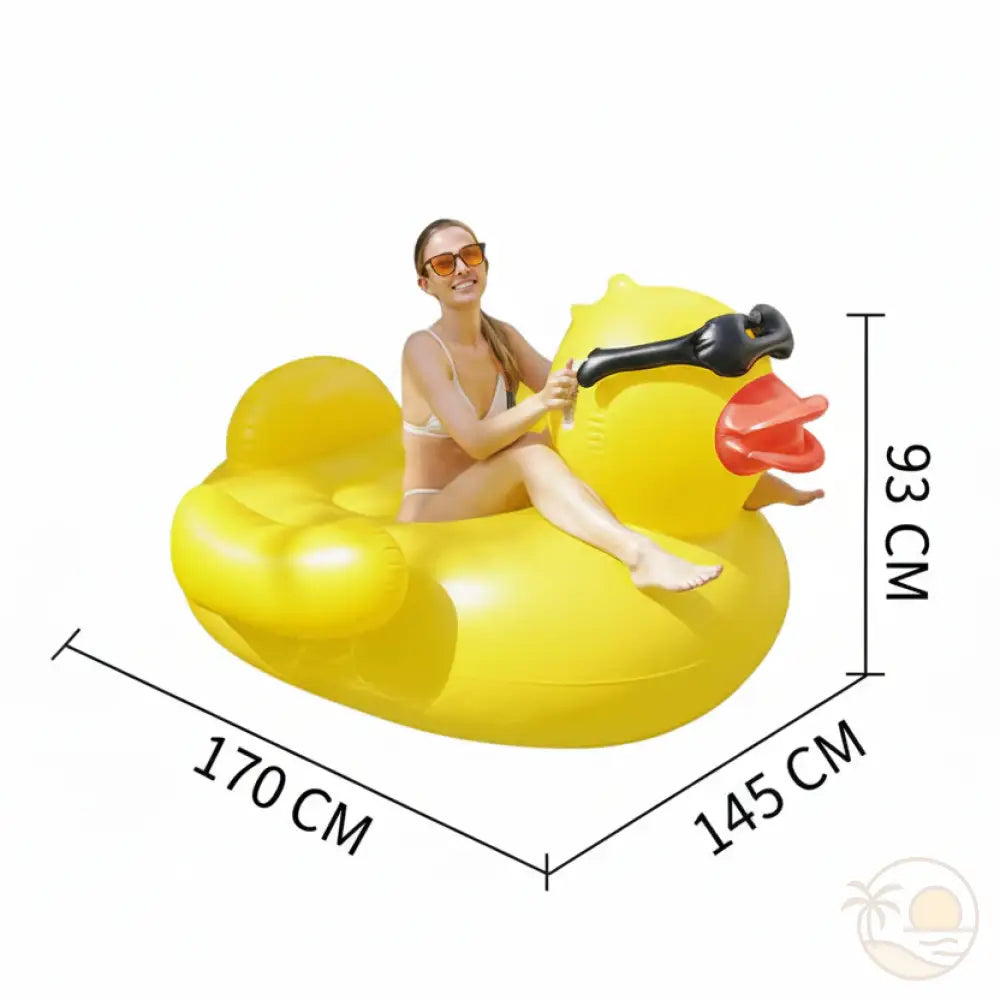 bouee canard gonflable dimensions