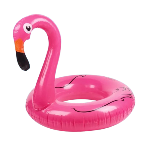 bouee gonflable flamant rose 75