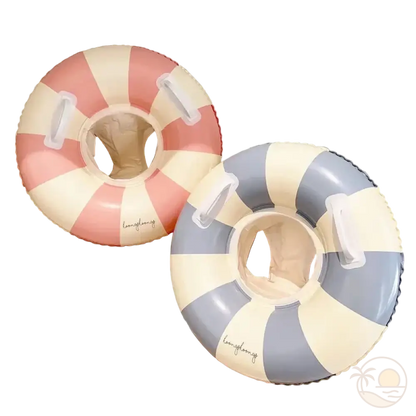 bouees gonflables enfant rose bleu