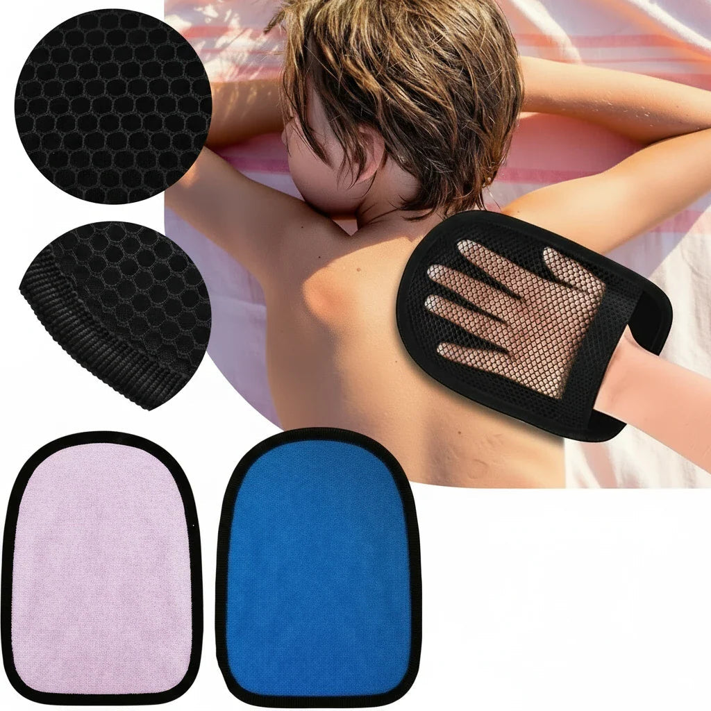 brosse anti-sable enfant bleu rose