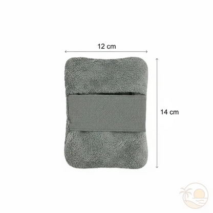 brosse de plage anti sable gris grand modele