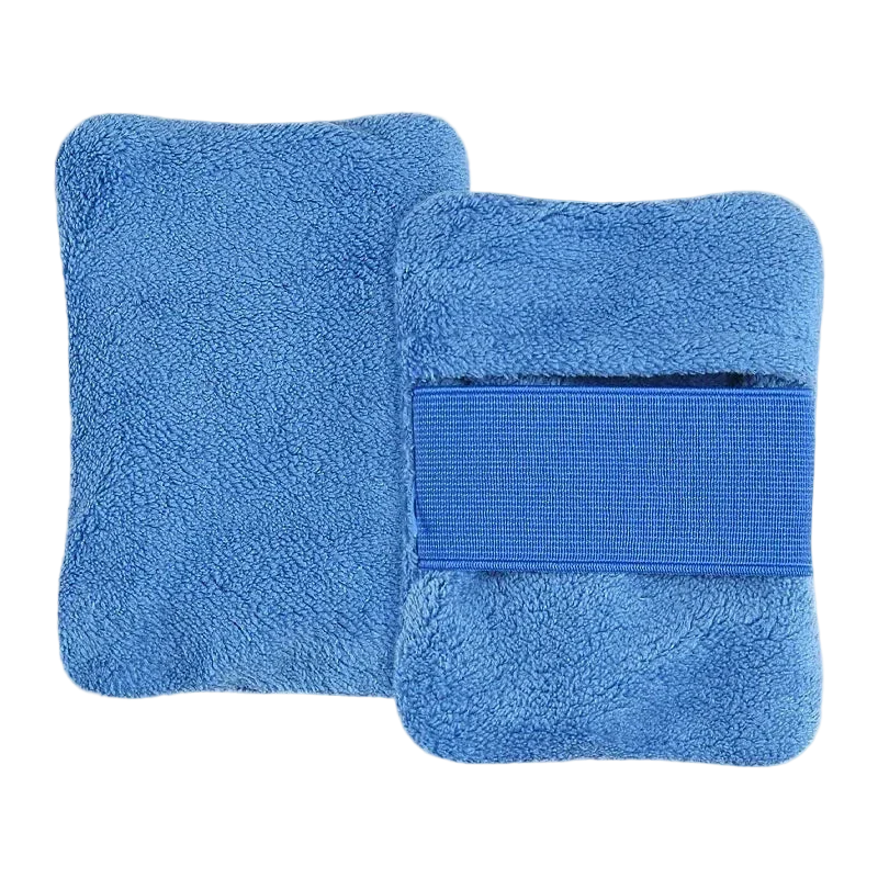 brosse de plage anti sable recto verso bleu