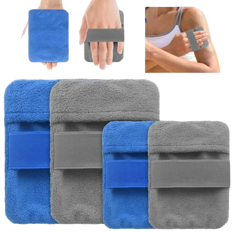 brosse de plage anti sable recto verso bleu gris