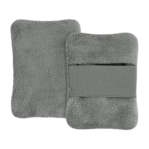 brosse de plage anti sable recto verso gris