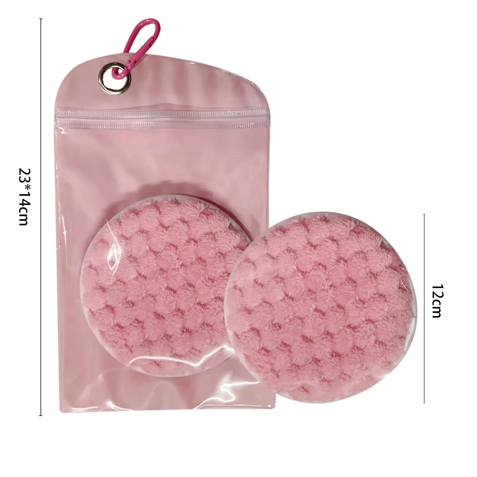 brosses pour enlever le sable des pieds et pochette rose