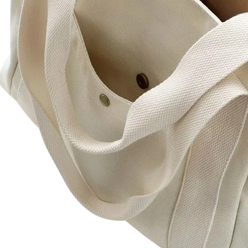 cabas de plage avec fermeture eclair blanc poche