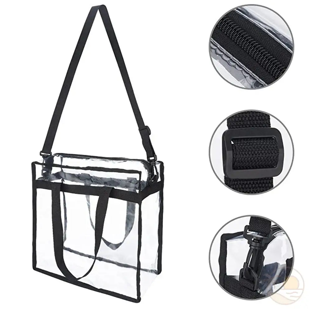 cabas de plage transparent caracteristiques