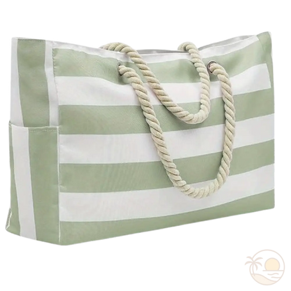cabas de plage vert 1