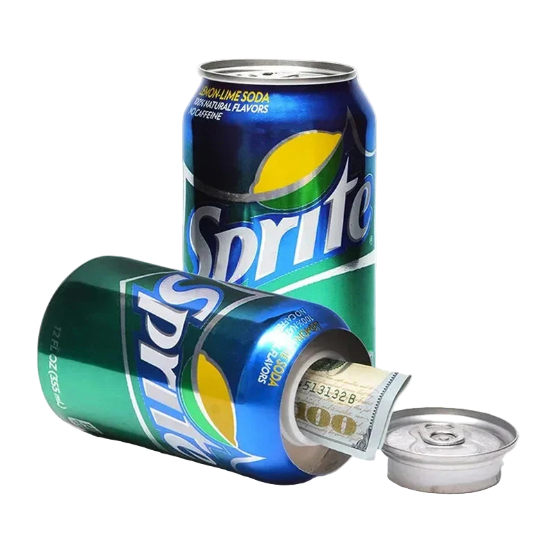 cache objets plage canette soda sprite