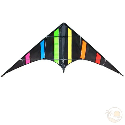 cerf-volant 2 lignes bandes multicolores