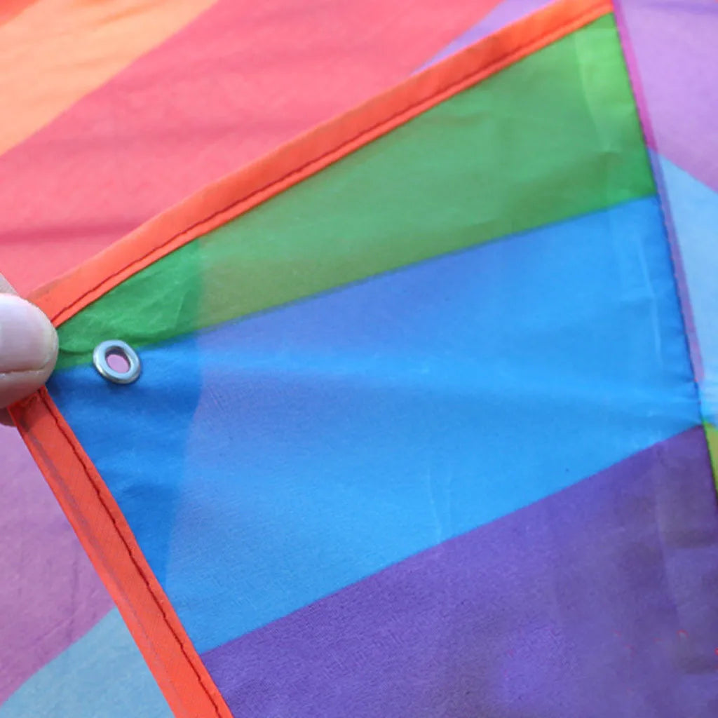 cerf-volant arc-en-ciel tissu