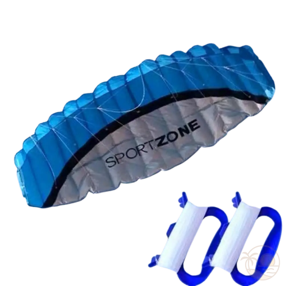 cerf-volant de traction bleu