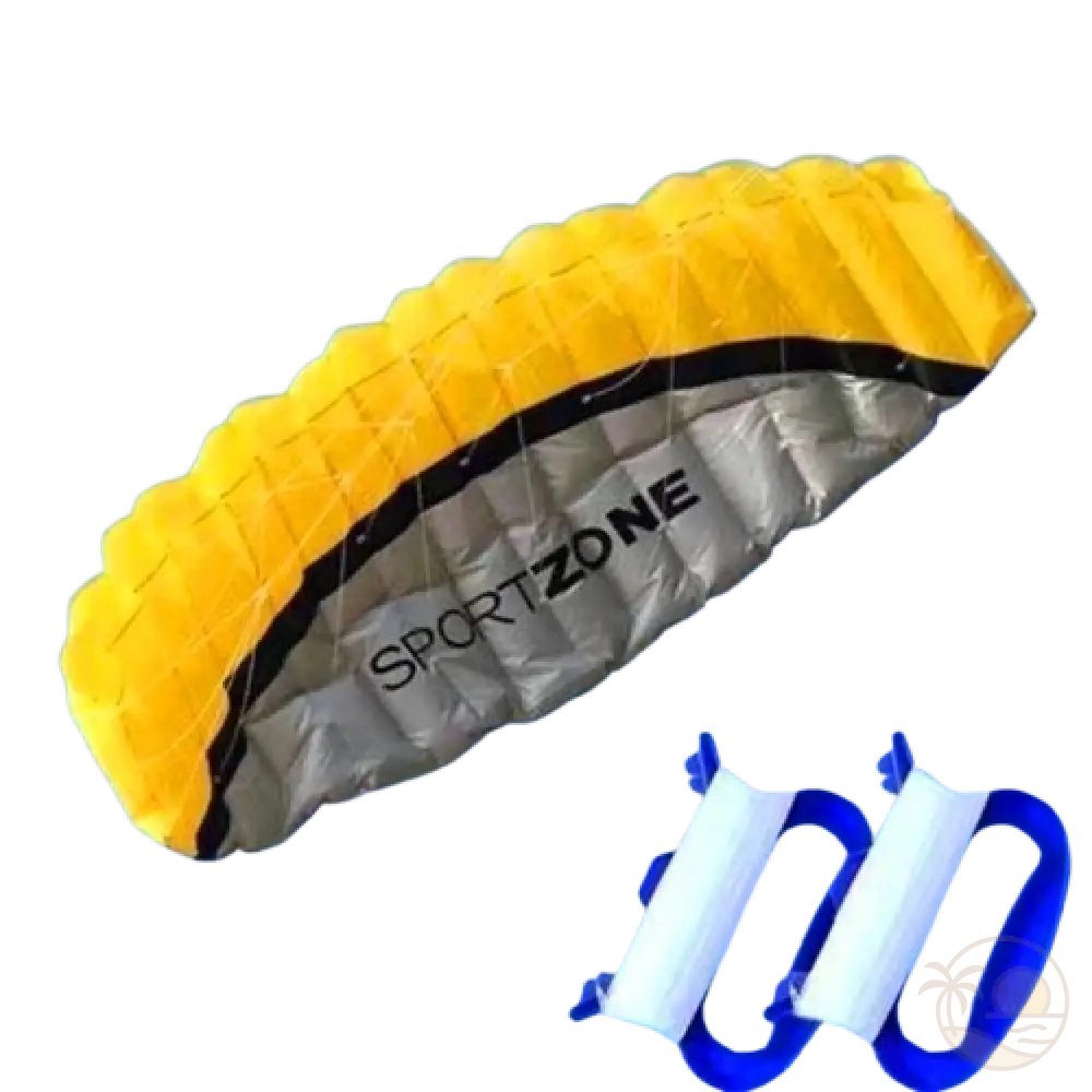 cerf-volant de traction jaune