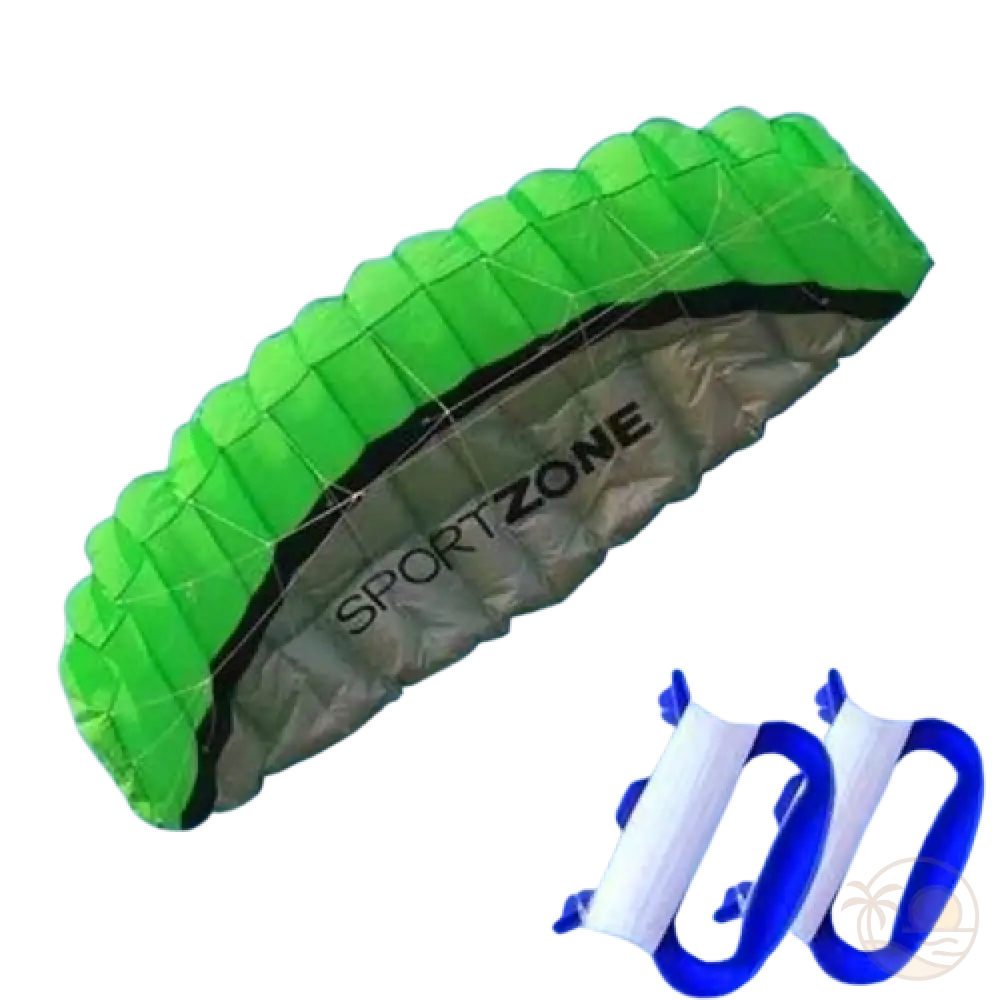 cerf-volant de traction vert