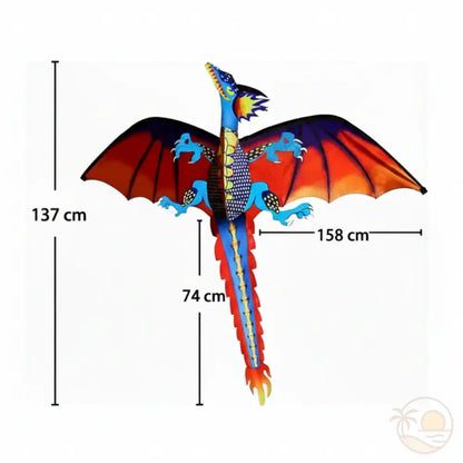cerf-volant dragon dimensions