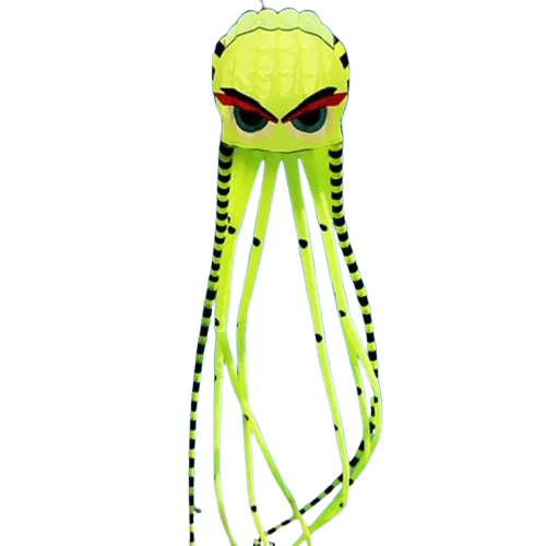 cerf-volant pieuvre vert