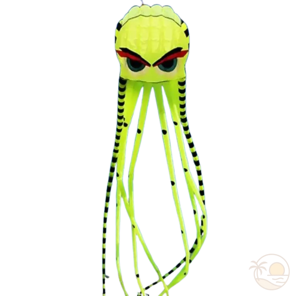 cerf-volant pieuvre vert