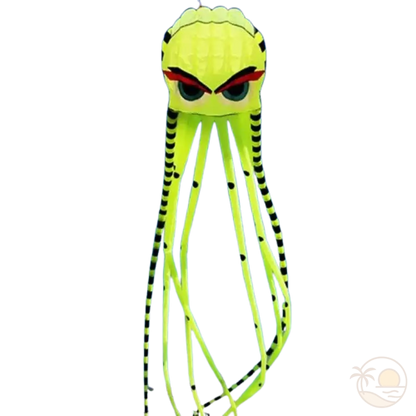 cerf-volant pieuvre vert