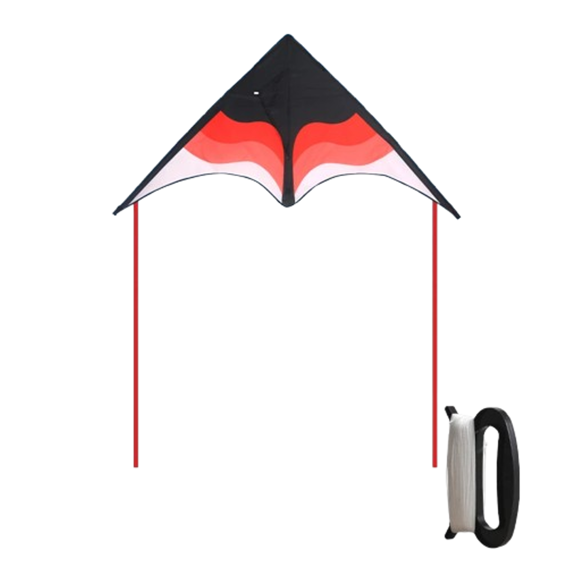 cerf-volant plage rose