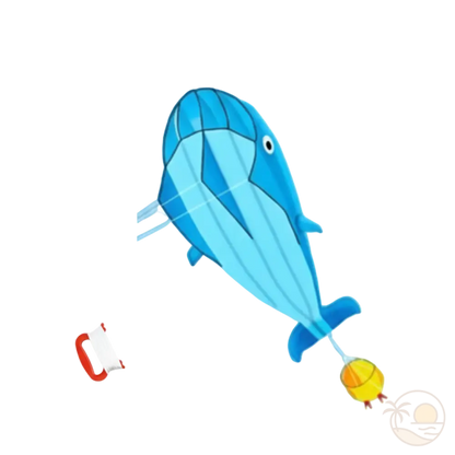 cerf volant baleine bleue