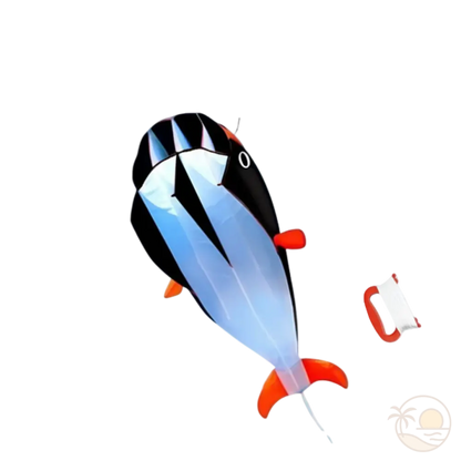 cerf volant baleine noire