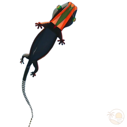 cerf volant geant gecko noir