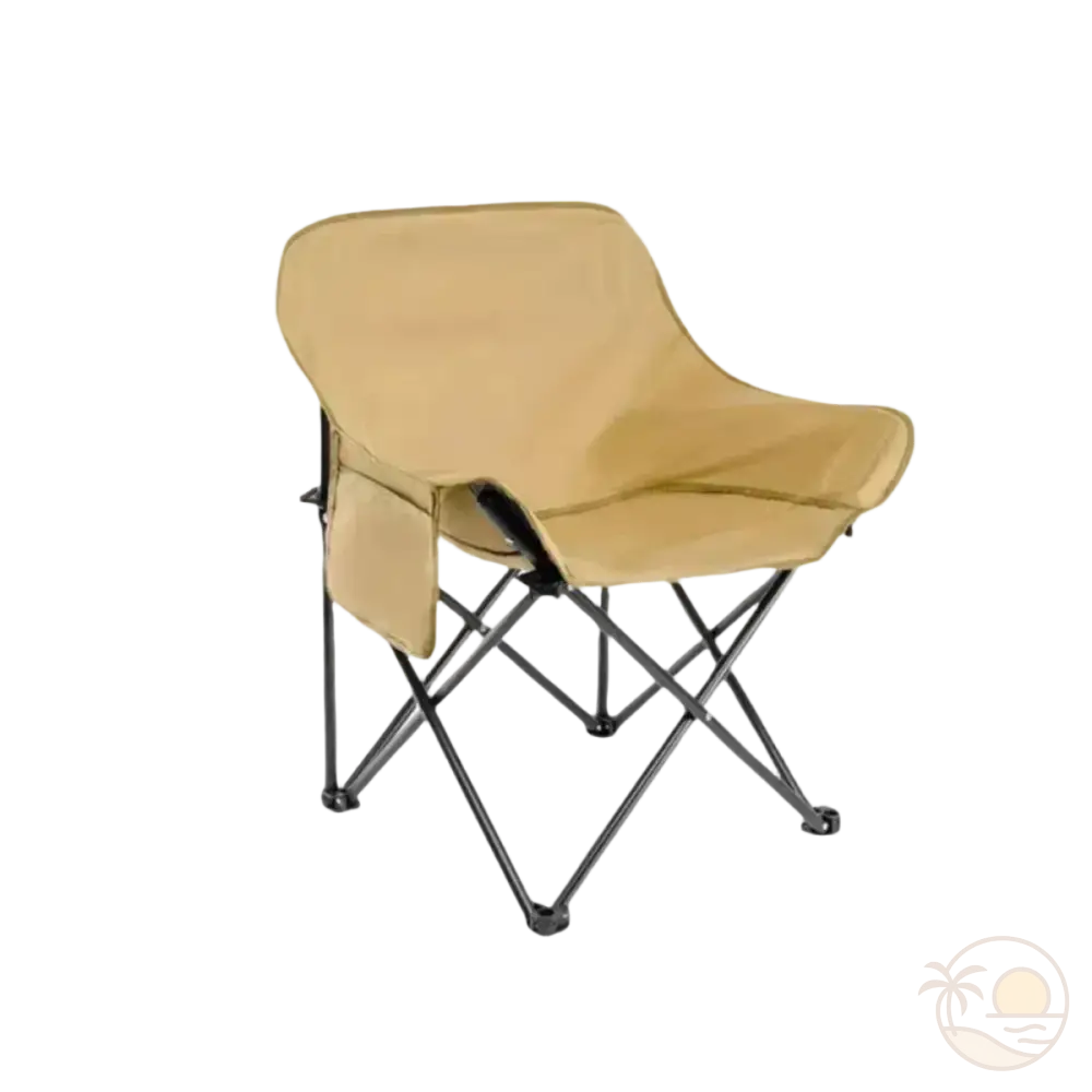 chaise de plage aluminium beige