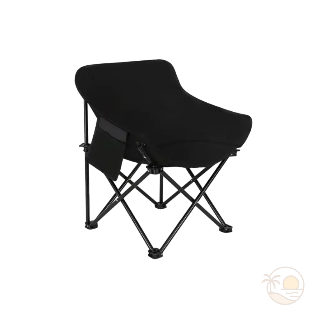 chaise de plage aluminium noir