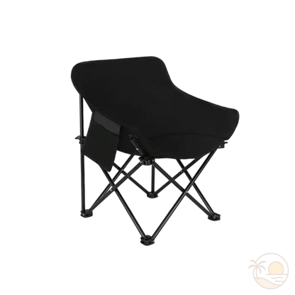 chaise de plage aluminium noir