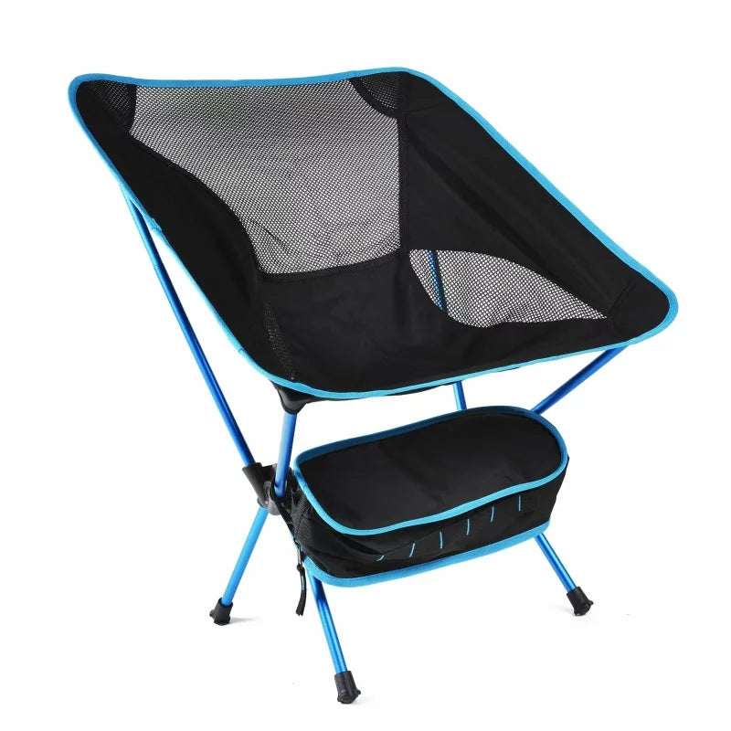 chaise de plage bleu clair