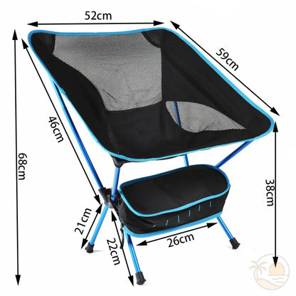 chaise de plage dimensions