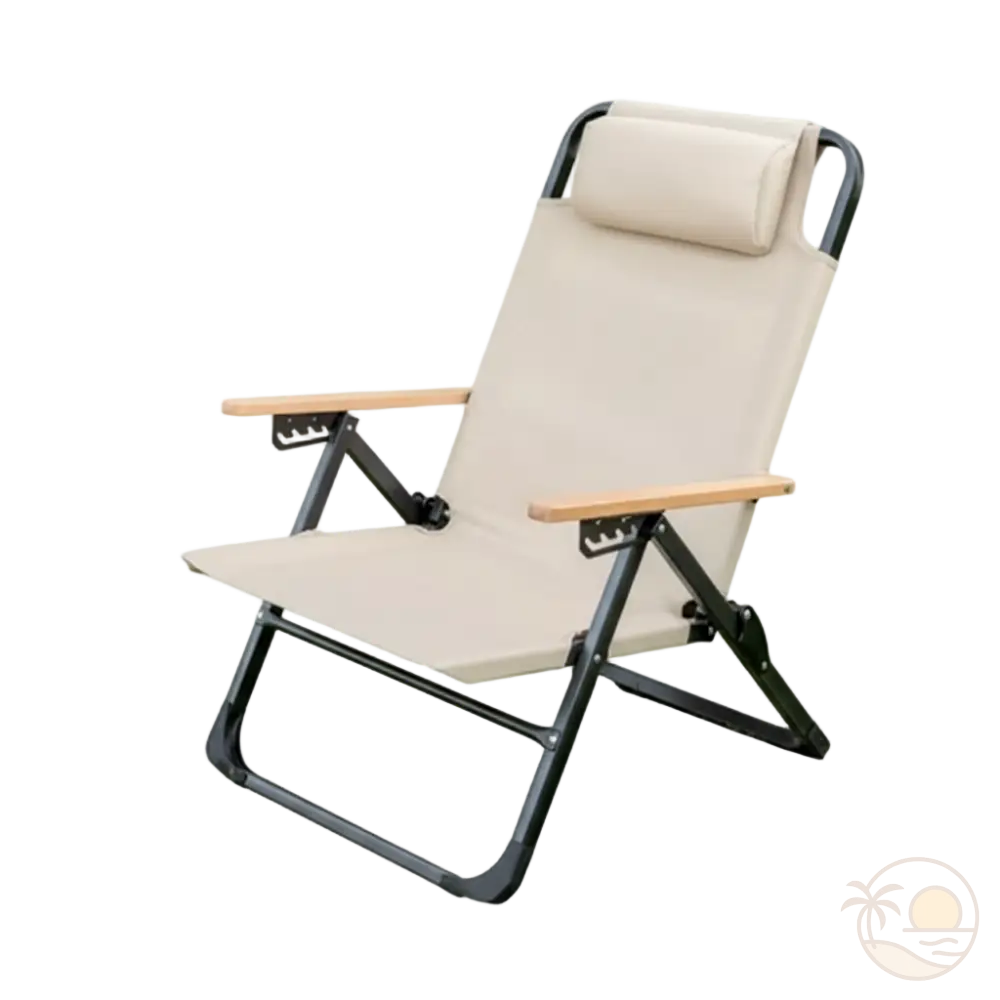 chaise de plage inclinable femme