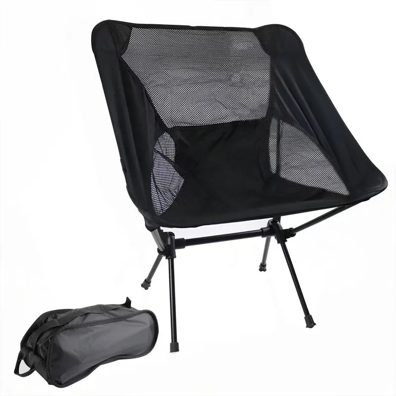 chaise de plage noir