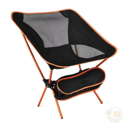 chaise de plage orange