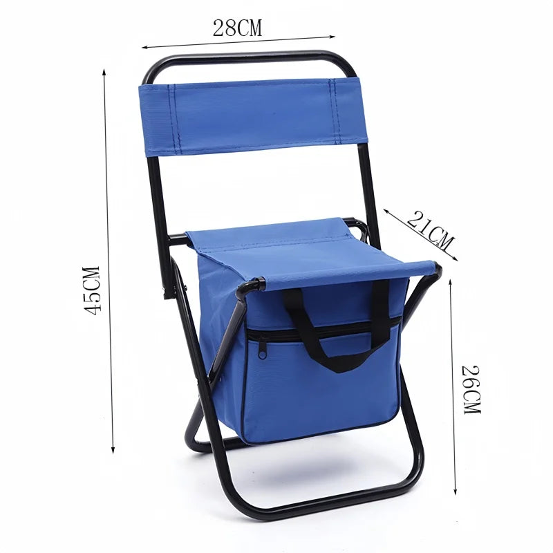 chaise de plage pliable avec rangement bleue dimensions