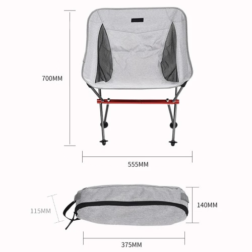 chaise de plage pliante dimensions