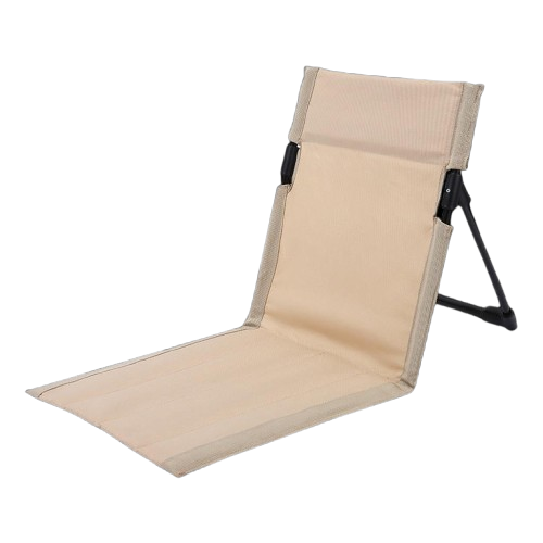 chaise de plage pliante ultra legere beige 1