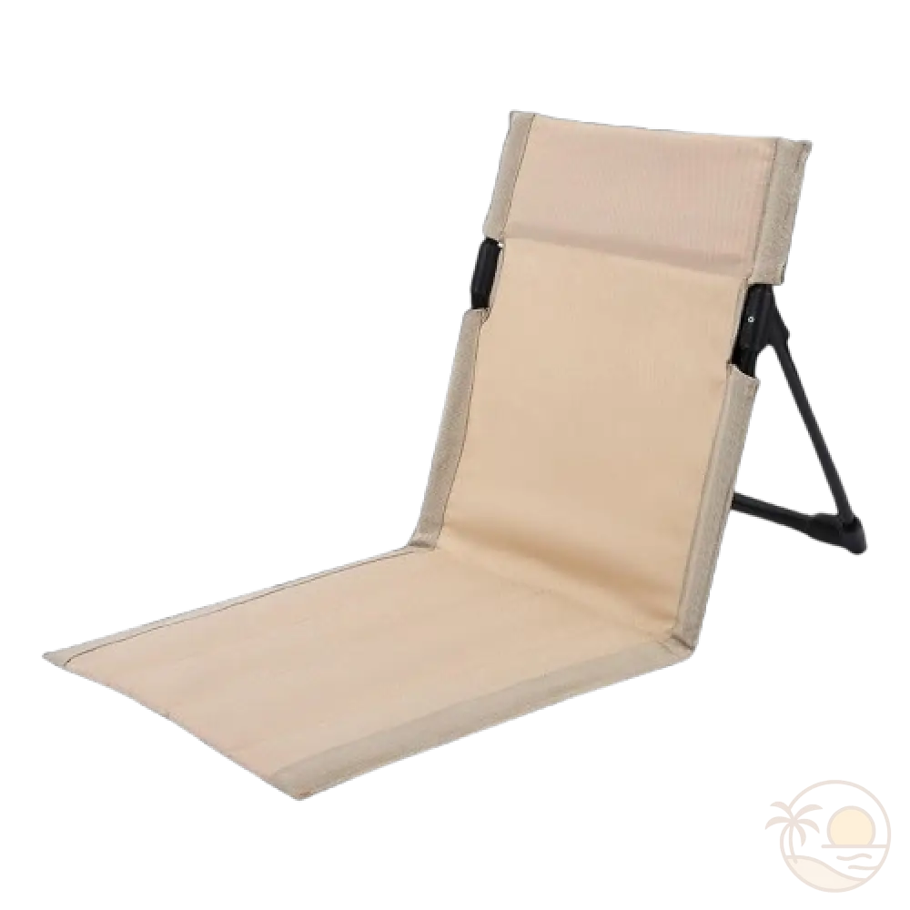 chaise de plage pliante ultra legere beige