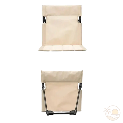 chaise de plage pliante ultra legere ouverte fermee