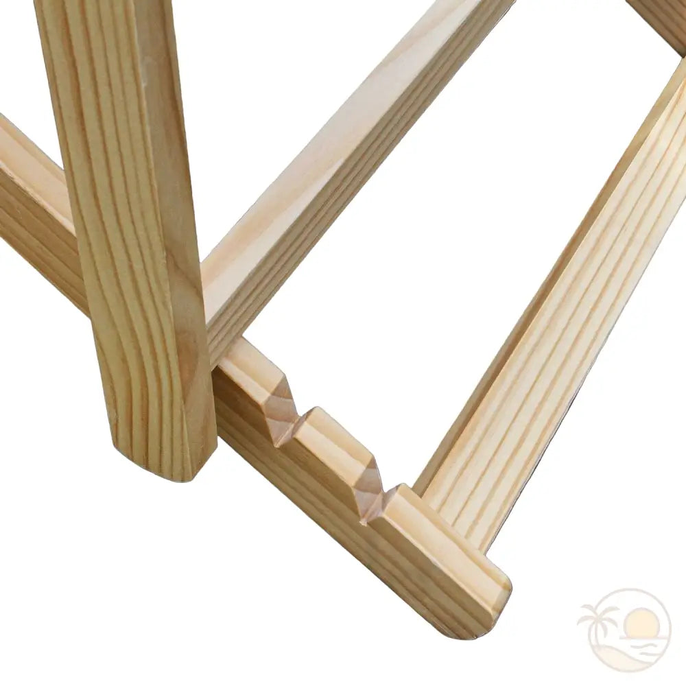 chaise longue de plage pliante vue pied zoom