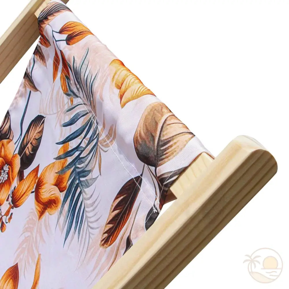 chaise longue de plage pliante vue tete zoom