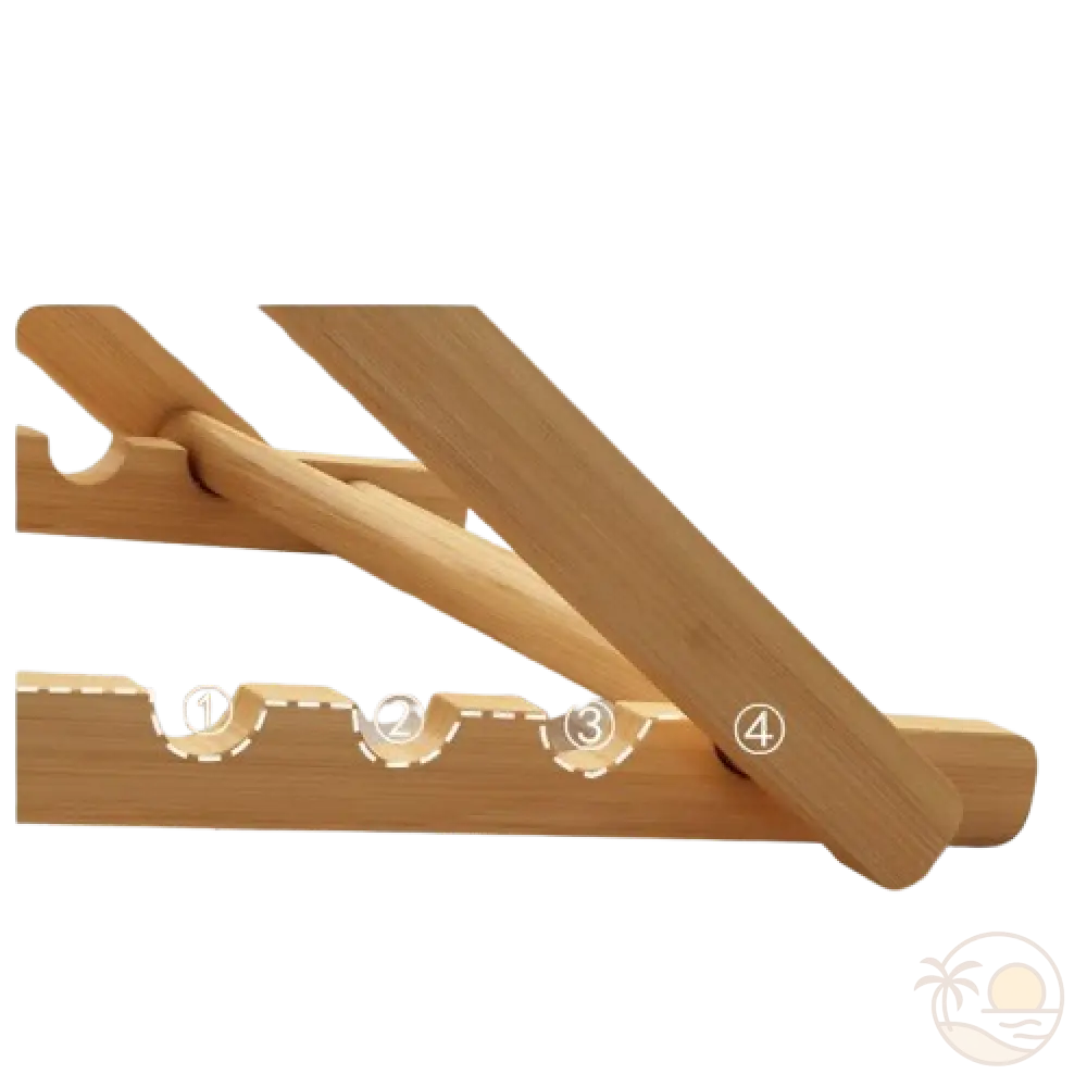 chaise longue de plage reglages